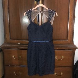 Navy Blue Lace Dreas